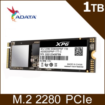 ADATA威剛XPG SX8200Pro 1TB M.2 2280 PCIe SSD固態硬碟/(五年保)推薦