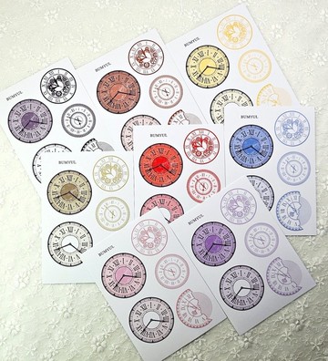 復古時光刻度裝飾貼紙