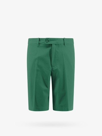 Technical fabric bermuda shorts with logo print - J.LINDEBERG - gender_Man