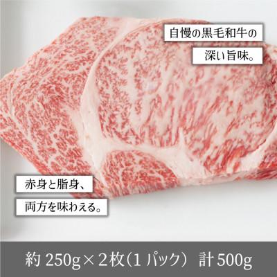 ふるさと納税 産山村 くまもと黒毛和牛・リブロース約500g