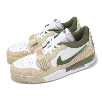 Nike Air Jordan Legacy 312 Low PSG 男鞋 奶茶色 綠 爆裂紋 巴黎聖日耳曼 FZ4358-100