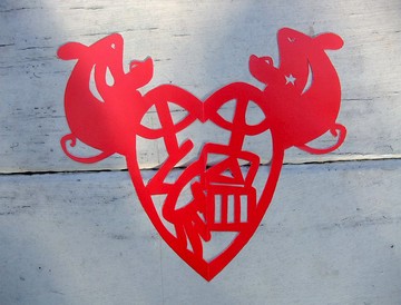 【春聯】純手工剪紙の蘊藏 斗方 揮春 窗花