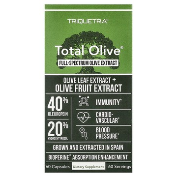 Triquetra Health, Total Olive®, 60 Capsules
