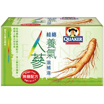 桂格 養氣人蔘無糖配方 6入/盒 [橘子藥美麗]