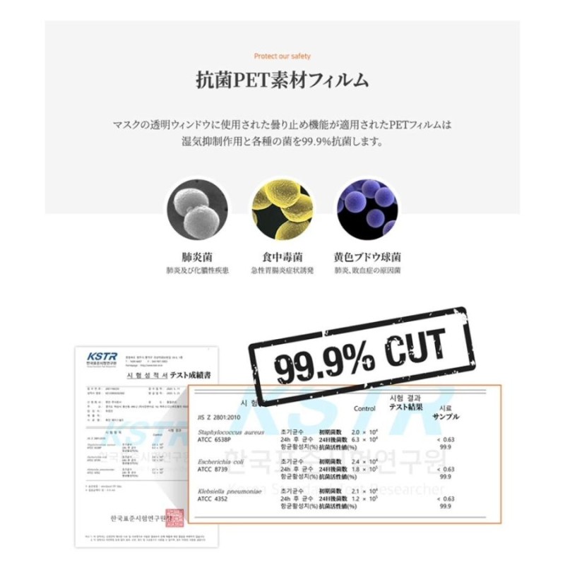 10セット 抗菌フィルム使用 有害物質テスト済 透明マスク 口が見える