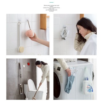 強力水晶牛角無痕掛鉤  免打孔黏膠置物鉤 臺灣現貨 臺灣出貨💕（蝦皮代開發票）