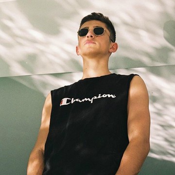 美版Champion冠軍夏季新款無袖t恤休閑男純棉寬松休閑運動背心