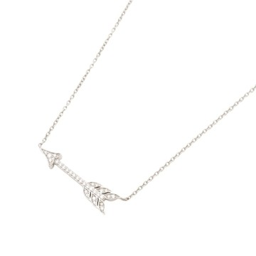 Tiffany & Co 蒂芬妮 箭形 鑽石 項鍊 PT950鉑金 【二手名牌BRAND OFF】