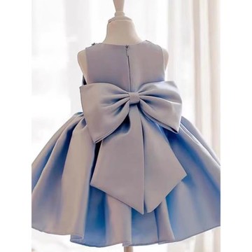 公主裙女童高端寶寶周歲禮服花童婚禮夏兒童鋼琴主持人合唱演出服