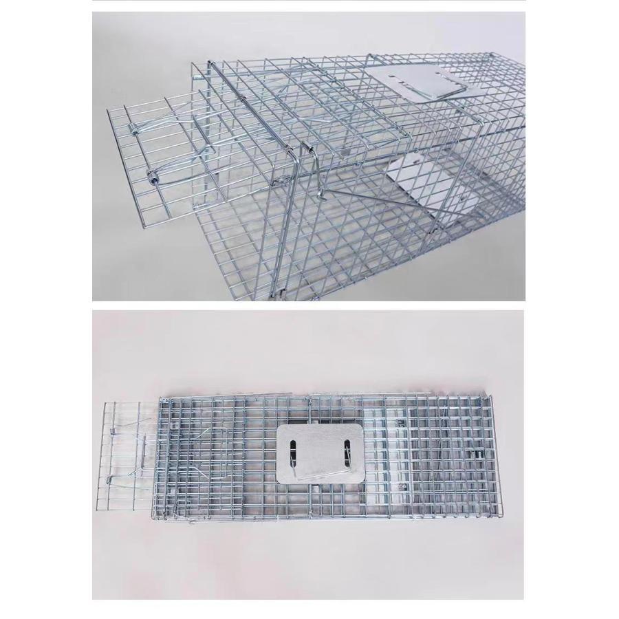捕獲器 猫 アニマルトラップ トラップ Lサイズ 駆除 捕獲 踏板式 捕獲機 動物 罠 保護 庭 農業 アニマルキャッチャー