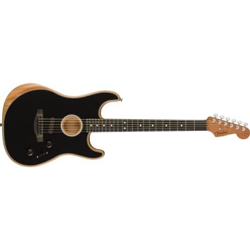 エレクトリックギター Fender フェンダー アコースタソニック American Acoustasonic? Stratocaster?, Ebony Fin