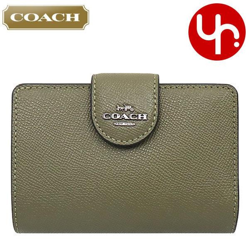 コーチ COACH 財布 二つ折り財布 F06390 6390 ケルプ ラグジュアリー