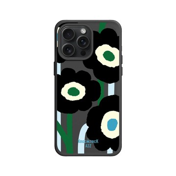 iPhone 15 Pro Max SolidX 黑 - Knock Knock A2Z - 左擺右擺花