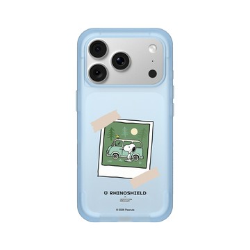 iPhone 18 Pro SolidX 晴空藍 - 史努比 Snoopy - 拍立得-夏日野營趣