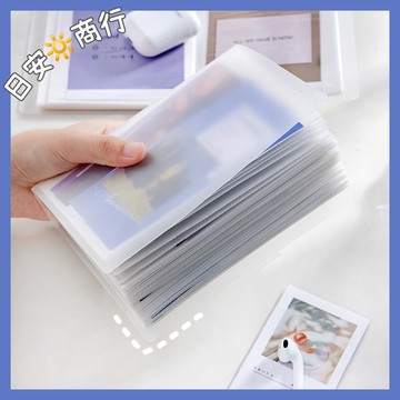 【日安商行🔆台灣現貨】相簿 5吋6吋 透明相冊 卡冊 無印風相本 收納冊 手帳素材收納 明星卡收納 發票收納 拍立得相本