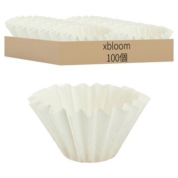 xbloom 155型蛋糕波紋咖啡濾紙  1個  100個裝