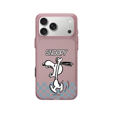 iPhone 17 Pro Max Clear (相機按鈕) 晶醺玫 - 史努比 Snoopy - 吶喊