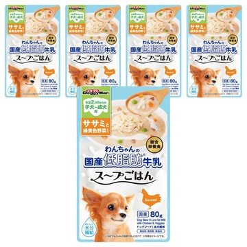 DoggyMan 多格漫 低脂犬用餐包  牛奶燉蔬菜  80g  5包