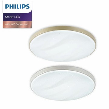 飛利浦 PHILIPS WiZ 美妍智慧LED吸頂燈 金色 / 銀色 /個 PW010 PW011｜領券最高折$220