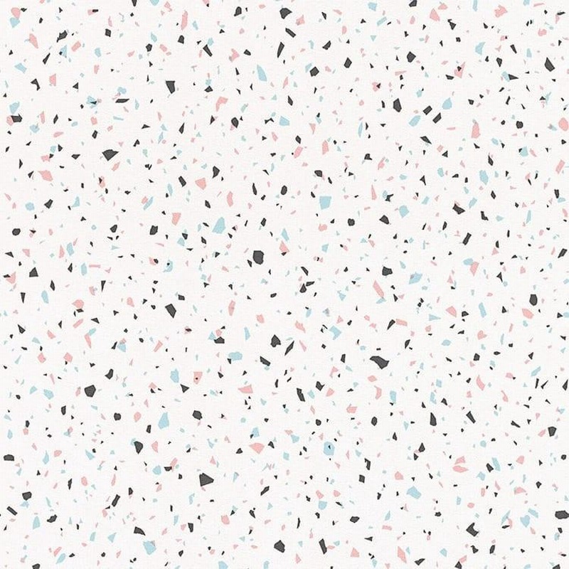 切売り 壁紙 賃貸ok 人気 はがせる 輸入壁紙 Rasch フェイク テラゾー 白 ホワイト パステルカラー 通販 Lineポイント最大0 5 Get Lineショッピング