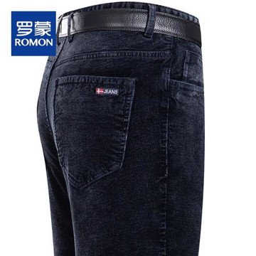 羅蒙燈芯絨休閑褲男士春季2025新款百搭小腳長褲潮牌商務褲子男款