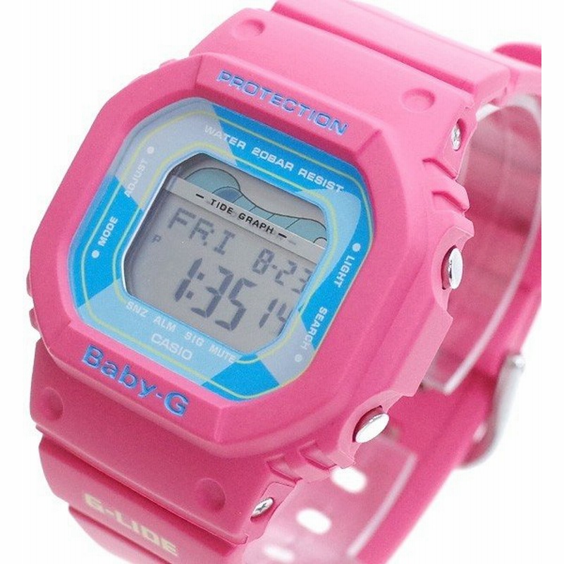 腕時計 レディース腕時計 カシオ Casio 腕時計 レディース Blx 560vh 4 ベビーg Baby G クォーツ ブルー ピンク ステンレス ケース 樹脂 ベルト 通販 Lineポイント最大0 5 Get Lineショッピング