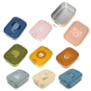 比利時【Trixie】動物造型不鏽鋼餐盒(S) 母嬰用品 不鏽鋼 餐盒 餐具 兒童餐具