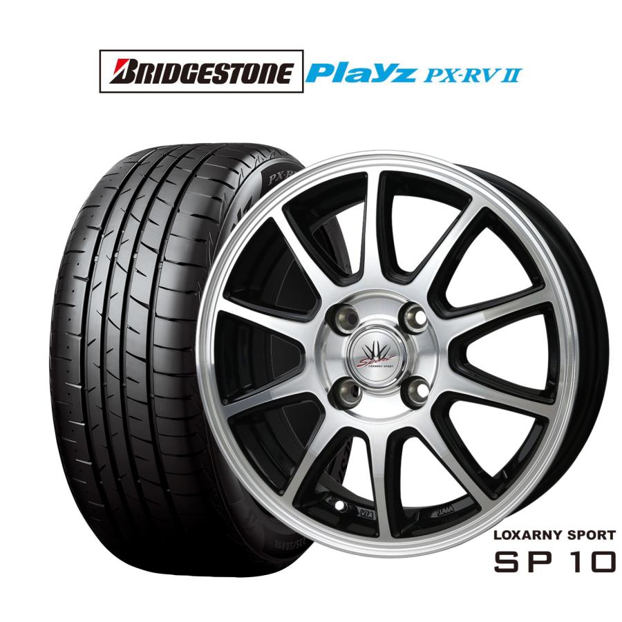 サマータイヤ ホイール4本セット BADX ロクサーニスポーツ SP10 ブリヂストン PLAYZ プレイズ PX-RVII 195/65R15 |  LINEブランドカタログ