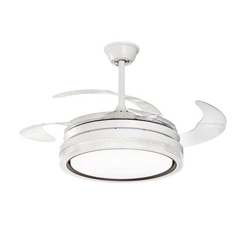 【必登堡】黛維琳風扇吊燈 月光銀 內附LED款【B572122A】