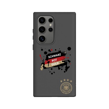 Galaxy S24 Ultra SolidSuit 黑 - Deutscher Fußball-Bund - Schwarz Rot Gold