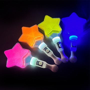 led 星星發光棒 閃光棒 (五角星) 星星手燈 螢光棒 加油棒 演唱會 星星棒 應援 尾牙 派對