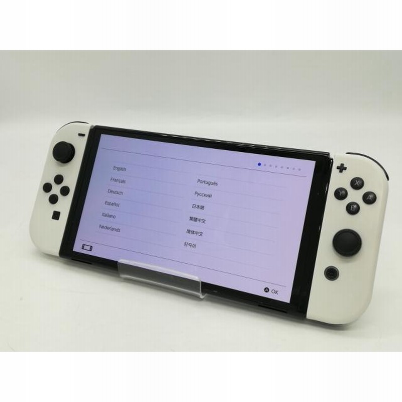 保証付き】Nintendo Switch 有機ELモデル 本体 ホワイト 中古