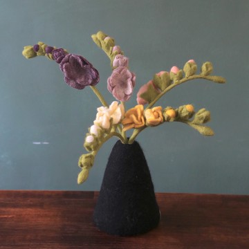 羊毛氈插花植物/小蒼蘭