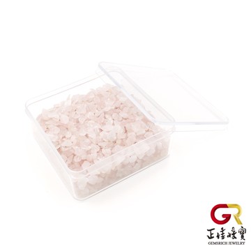 【正佳珠寶】粉晶 消磁淨化水晶方盒