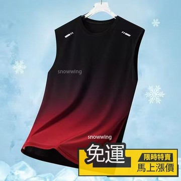 🔥熱銷🔥速乾背心 男生背心 涼感背心 男寬肩 透氣背心 無袖運動 背心 夏季 降溫背心 L-5XL