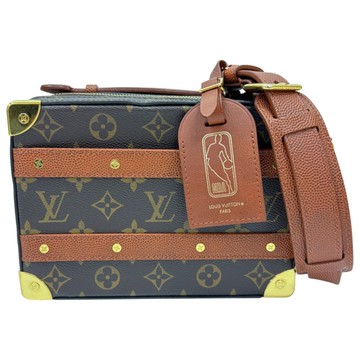 【二手名牌BRAND OFF】LOUIS VUITTON LV 路易威登 NBA 聯名款 Trunk硬盒子肩背斜背包芯片款 M45785