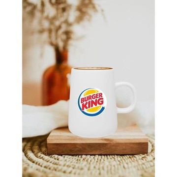 原單咖啡杯高顏值杯子簡約情侶創意個性北歐漢堡王潮牌水杯宮廷風