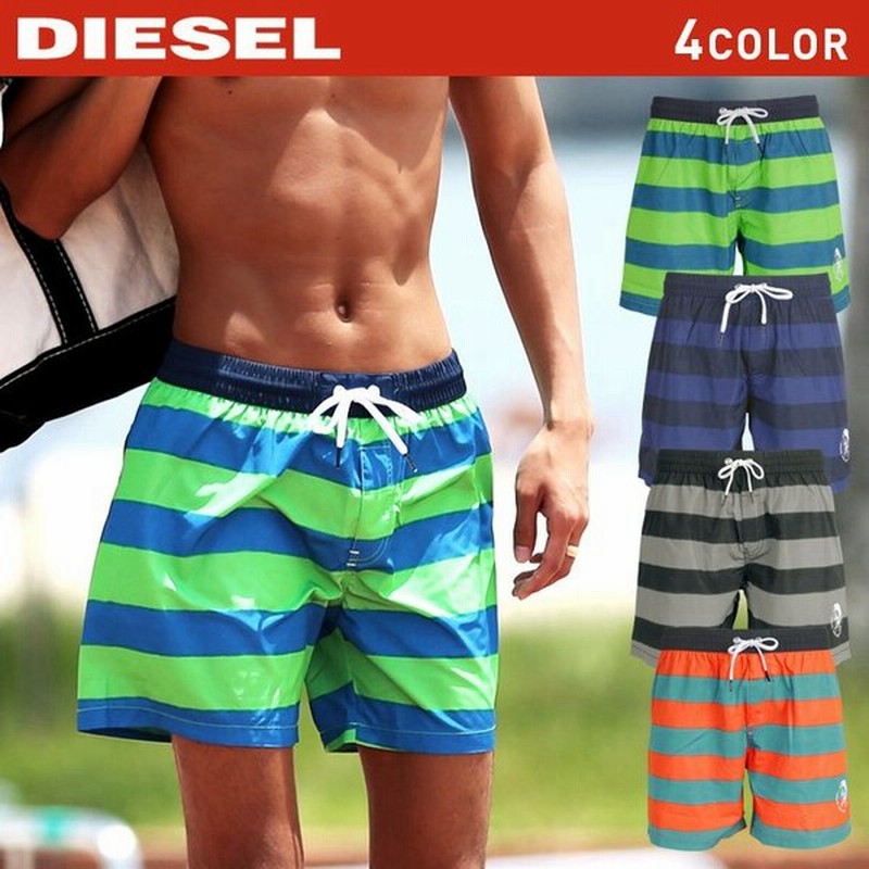 サーフパンツ 水着 メンズ Diesel ブランド ショート丈 ボードショーツ 海パン Border ディーゼル 短パン プール用品 通販 Lineポイント最大0 5 Get Lineショッピング