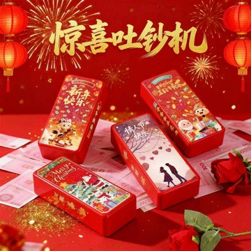 🧧遙🎮控噴錢紅包🧧 噴錢紅包 遙🎮控吐鈔機 遙🎮控噴鈔機 噴鈔紅包 噴錢蛋糕 驚喜盒子 紅包 新年控吐鈔機 新年禮物