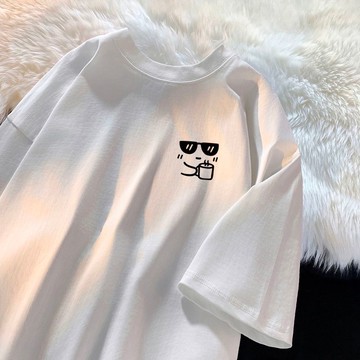 【台灣熱銷】100%純棉 T-shirt t恤 短袖 短t 圓領 日系 復古 大尺碼男裝 日系男裝 短袖t恤 6DWM