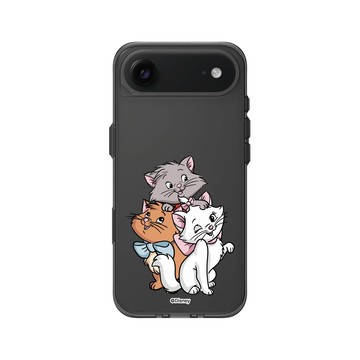 iPhone Air Clear (相機按鈕) 酷墨灰 - 迪士尼-經典系列 Disney Classics - 貓兒歷險記 - 三隻小貓