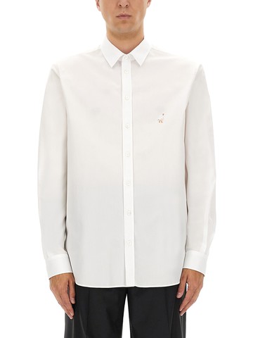 moschino cotton poplin shirt