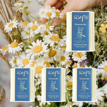 洋甘菊洗髮皂裸裝4入-英國原裝【詩可貝SCOPē】