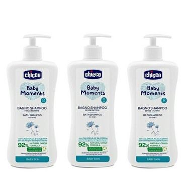 Chicco寶貝嬰兒植萃洗髮/沐浴露750ml(CCG651008)量販組(3入)1190元(超商最多二組)