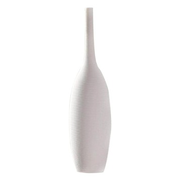 KUIBAO 快豹生活 Wyner莫蘭迪磨砂拉絲細紋花瓶  B款 珍珠米白  9.5 x 39cm