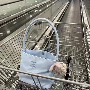 mucuandebony包包女2025夏天時尚托特包手提小包尼龍腋下包水桶包