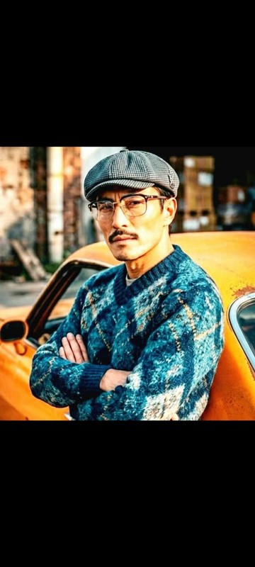 Nos 1970's 日本製 黑金雙色琺瑯烤漆 全新眉型金屬古董眼鏡