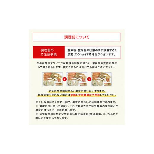 ふるさと納税 茨城県 大洗町 カジマ×ますよね！ カット済 生本ずわいがに 1.8kg （600g×3箱） ズワイガニ ズワイ蟹 ずわい かに かに足 蟹足 足 かに脚 蟹脚…