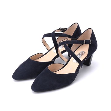 德國 GABOR 交叉帶跟鞋 藏青 01.363.16 女鞋