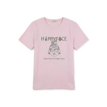 HAPPYFACE 怪甜心EMMA T-SHIRT 粉 (F29283)